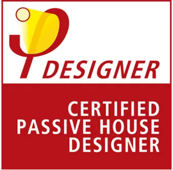 Certified Passive House Designer credential badge