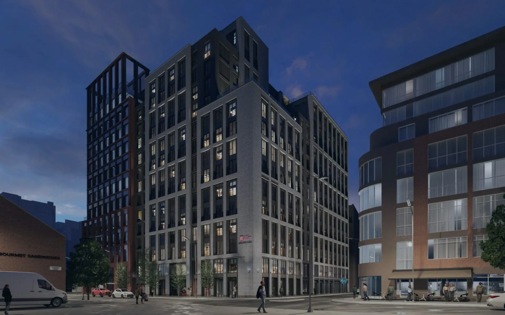 Weavers Hall, Belfast, Passivhaus student accommodation by Mosart